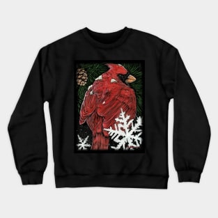 Big Christmas Cardinal Crewneck Sweatshirt